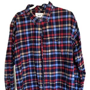 Coastal Cotton plaid flannel shirt